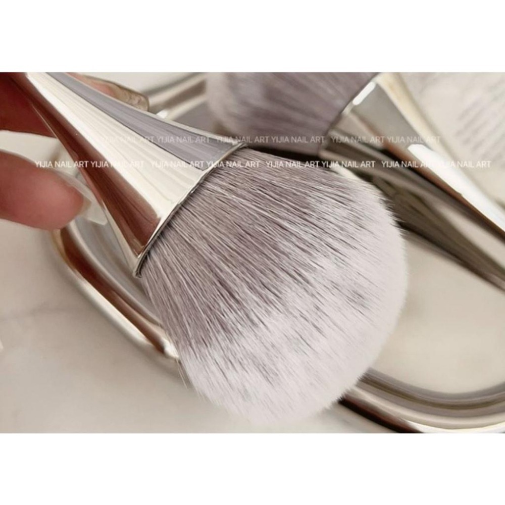 美甲 簡約風刷子 小蠻腰散粉刷 日式原木色粉刷 粉塵刷腮紅刷化妝刷清潔刷韓版粉塵刷美容刷美甲工具 NailsMall-細節圖7
