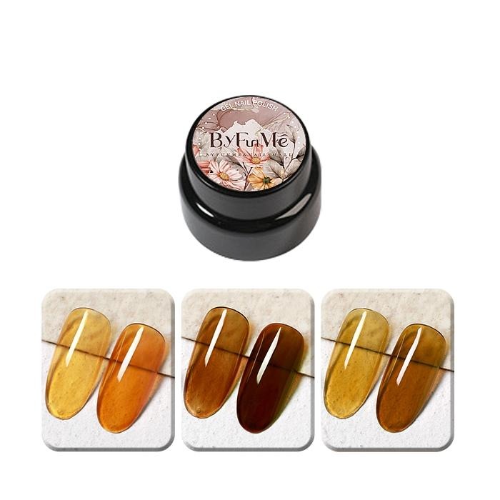 BF日式罐裝膠 古風手作膠 琉璃膠 琥珀膠 玳瑁膠 果凍甲油膠 美甲凝膠美甲材料NailsMall-細節圖2