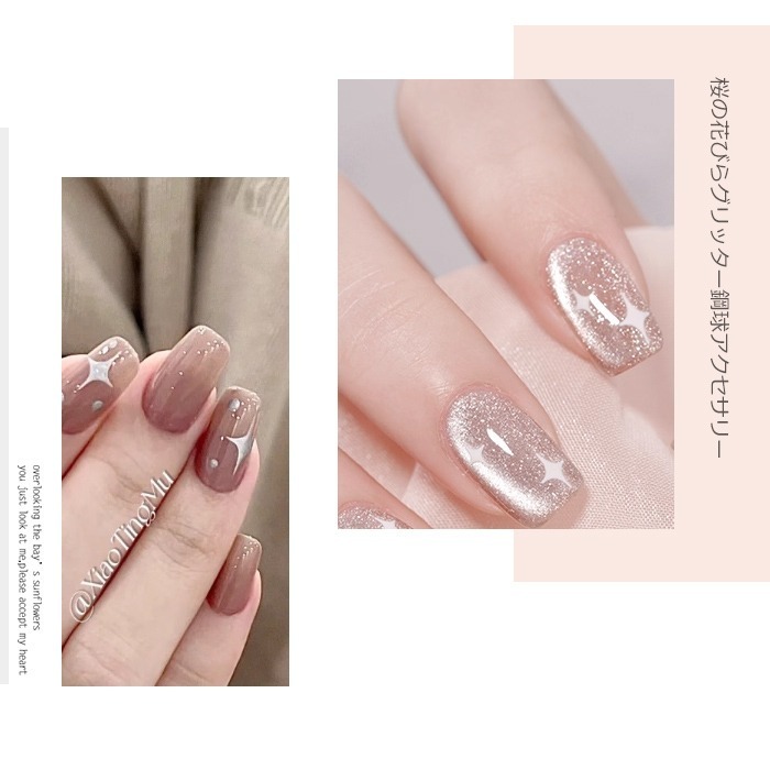 小紅書爆款星星 愛心 貼紙 星芒貼紙 網紅款美甲貼紙 背膠貼紙 美甲貼 美甲材料美甲飾品NailsMall-細節圖3