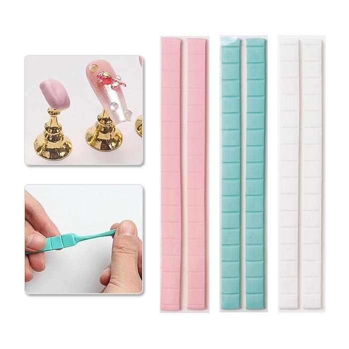 美甲萬能黏土 半透明萬能黏土甲片美甲黏土固定黏土甲片黏土膠泥橡皮泥NailsMall-細節圖2