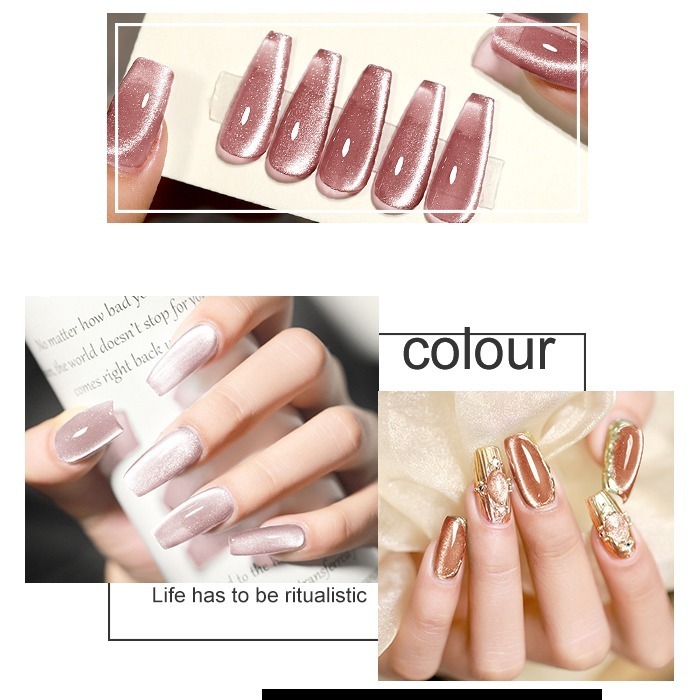 台灣品牌BF尊爵Plus+ 暮色知秋 貓眼膠 甲油膠 AFM美甲凝膠光撩膠甲油膠美甲材料NailsMall-細節圖4