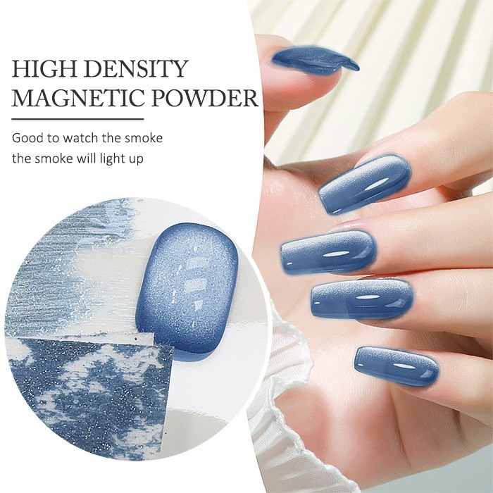 BF小方糖 藍月貓眼膠 藍月迷霧貓眼 人氣貓眼膠 晶石貓眼膠 美甲凝膠美甲材料NailsMall-細節圖4