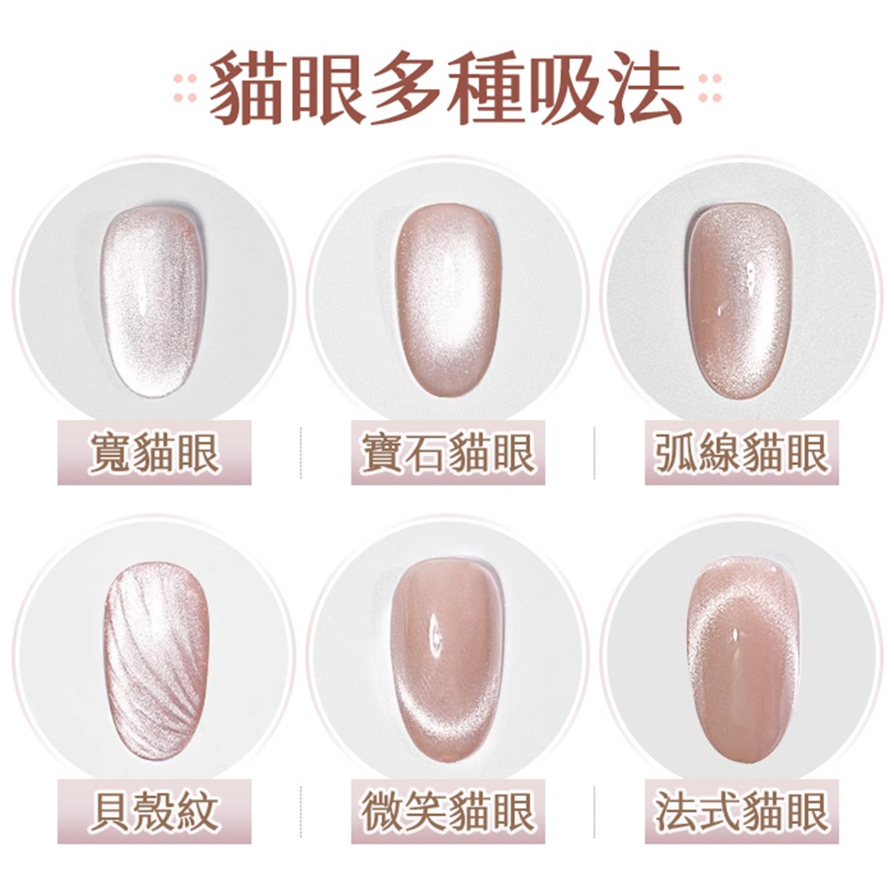 BF日式罐裝膠 零透感無底色貓眼 水晶眠語 萬能貓眼 人氣貓眼膠美甲凝膠美甲材料NailsMall-細節圖7