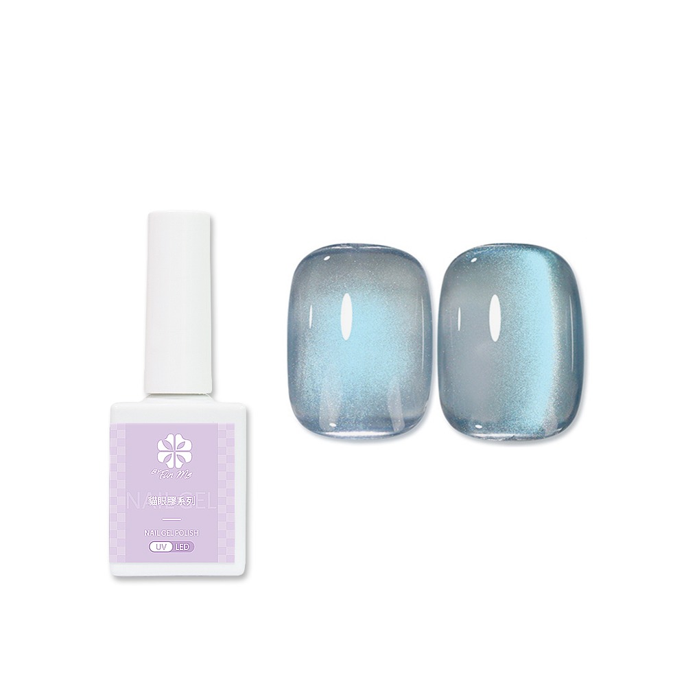 BF精選系列甲油膠 冰透藍玻璃珠貓眼 指甲油膠 貓眼凝膠 美甲光撩膠ByFunMe甲油膠AVM美甲材料NailsMall-細節圖2