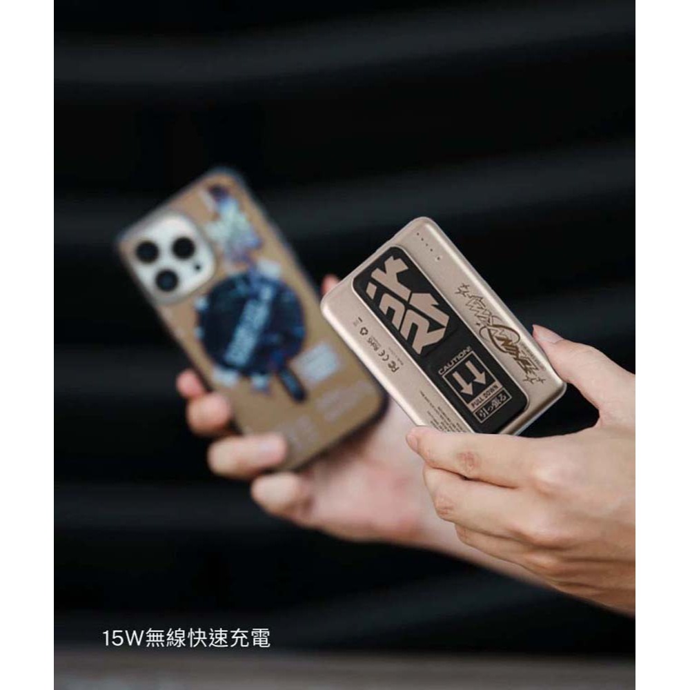 山水之寶｜SKINARMA日本東京 Flint磁吸無線充電行動電源5000mAh 自帶支架 快速充電 標示WH 可上飛機-細節圖6