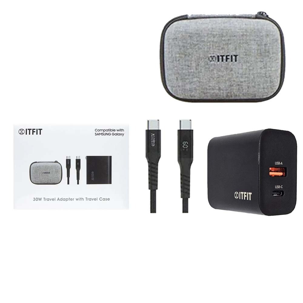 山水之寶｜SAMSUNG三星 ITFIT 30w PD+QC快速充電器快充充電頭 TYPEC充電線 適用iPhone安卓-細節圖7