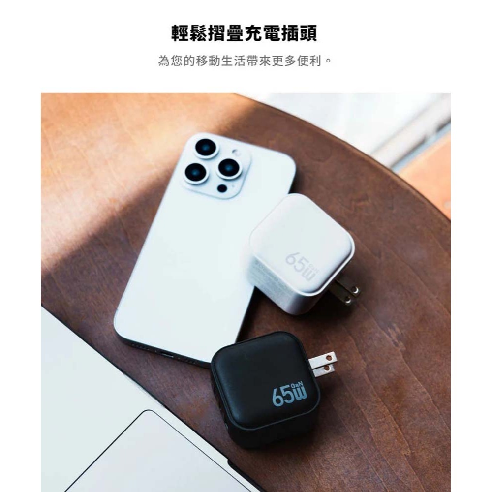 山水之寶｜SOLiDE Block 45W GaN氮化鎵 2C雙孔快速充電頭 雙孔PD快充充電頭 適用iPhone＆安卓-細節圖7