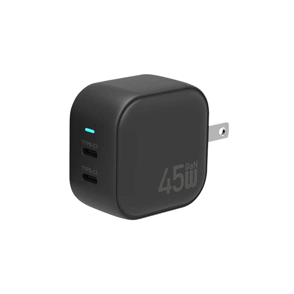 山水之寶｜SOLiDE Block 45W GaN氮化鎵 2C雙孔快速充電頭 雙孔PD快充充電頭 適用iPhone＆安卓-規格圖8