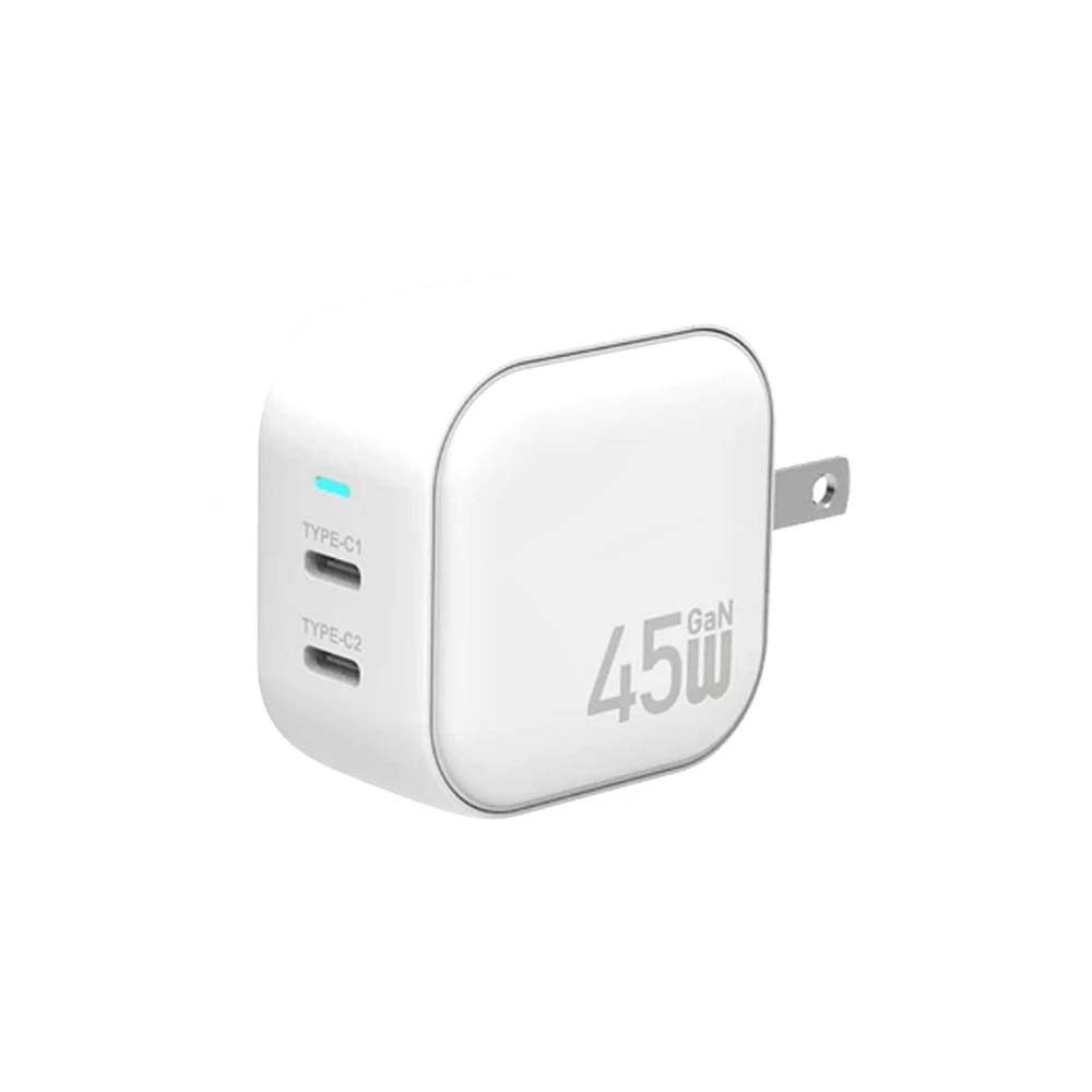 山水之寶｜SOLiDE Block 45W GaN氮化鎵 2C雙孔快速充電頭 雙孔PD快充充電頭 適用iPhone＆安卓-規格圖8