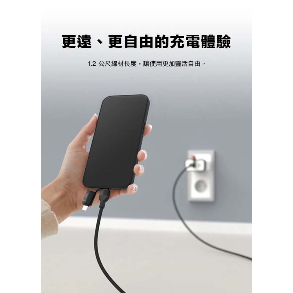 山水之寶｜國家地理 四合一磁吸收納 多功能快速充電線 高速傳輸線 PD快充 TYPEC＆Lightning 120cm-細節圖5
