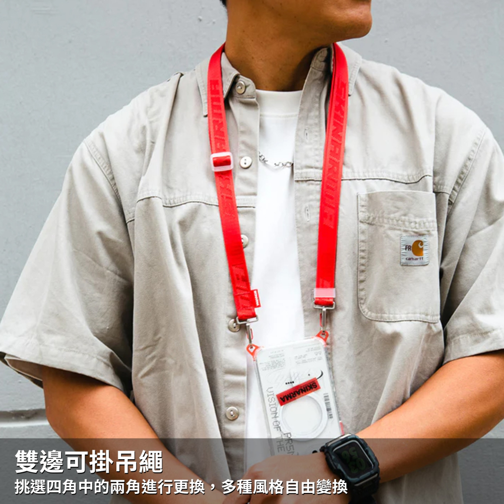 山水之寶｜SKINARMA日本東京 Scout 手機雙釦雙鉤掛繩/背帶/斜背/相機背帶/背繩/吊繩/扁繩/附贈墊片-細節圖4