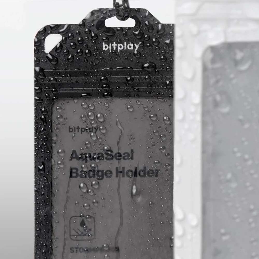 山水之寶｜Bitplay AquaSeal 防水機能證件套V3（附反光頸掛繩）防水透明霧面卡套 收納員工證件卡片悠遊卡-細節圖9