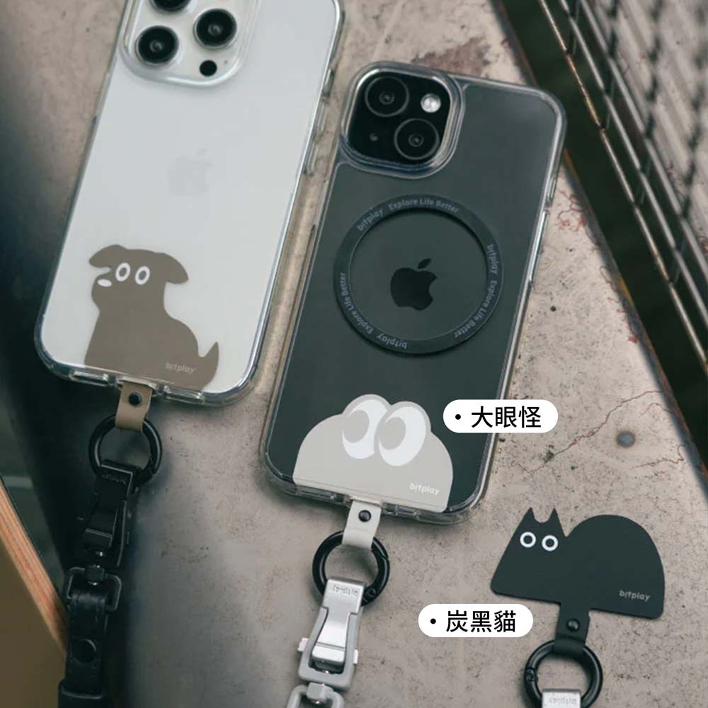 山水之寶｜BITPLAY 小動物造型 通用墊片 手機掛繩配件 轉接墊片＆貼片＆夾片＆掛片＆掛繩墊片-細節圖4