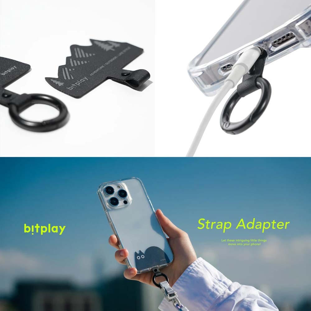 山水之寶｜BITPLAY 小動物造型 通用墊片 手機掛繩配件 轉接墊片＆貼片＆夾片＆掛片＆掛繩墊片-細節圖7