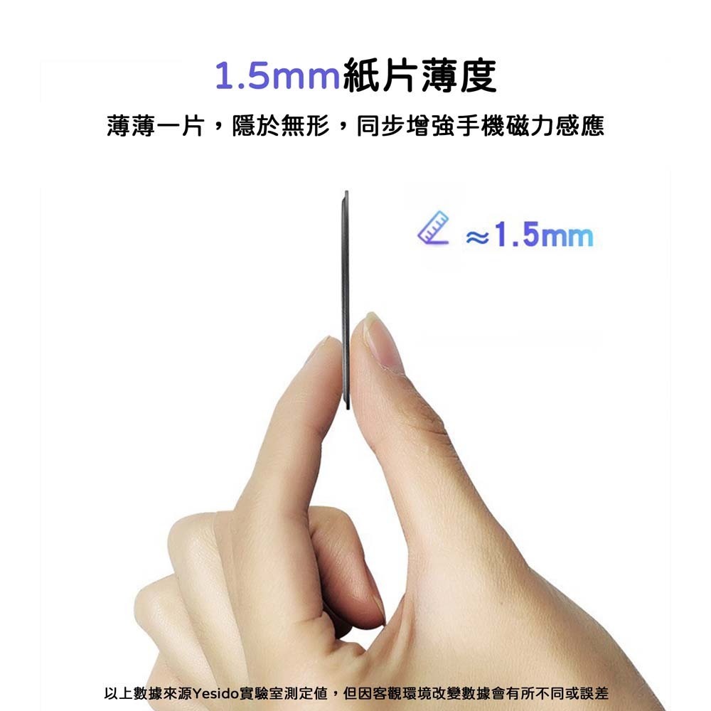 山水之寶｜YESIDO 磁吸貼片 皮革面 背膠強力磁鐵 磁力片磁鐵片引磁片磁吸片 引磁鐵片 方形+圓形兩入裝 C207-細節圖8