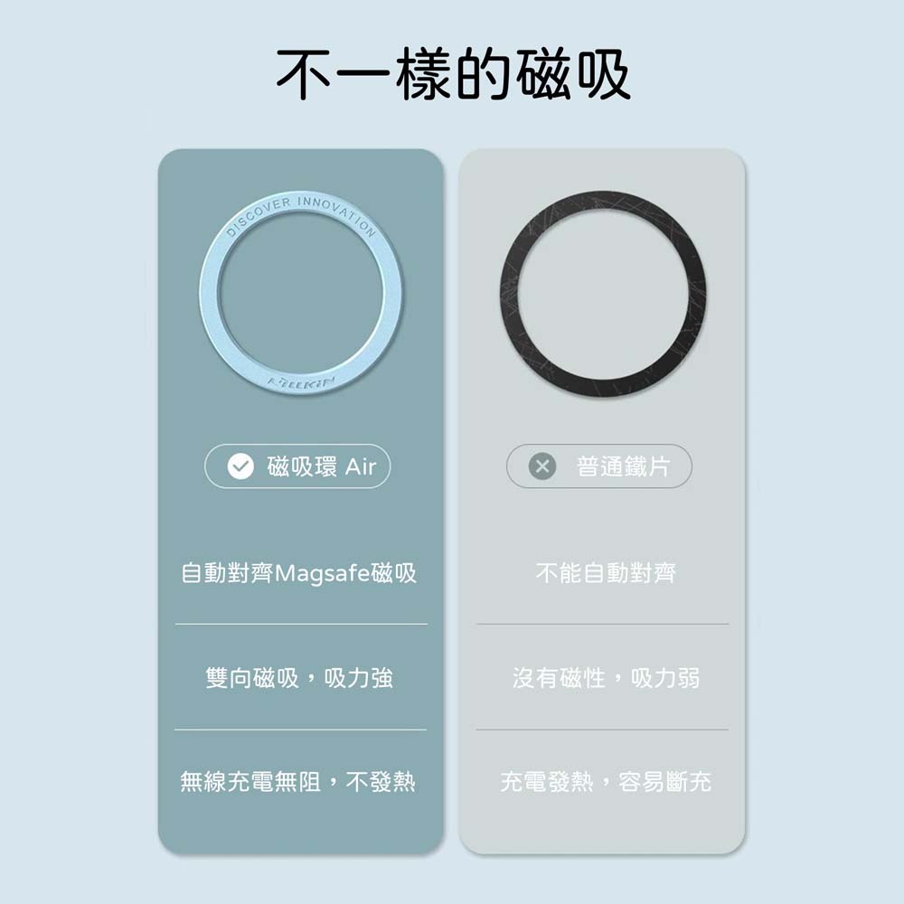 山水之寶｜ Nillkin耐爾金 MagSafe磁吸環 支援磁吸充電貼片 引磁環 磁力環 磁鐵環 磁吸貼片 磁鐵片-細節圖8