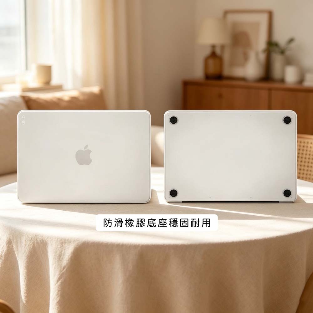山水之寶｜MacBook Neo A18 Pro | 2026 UNIQ Claro 電腦保護殼 筆電輕薄隱形防刮防指紋-細節圖9