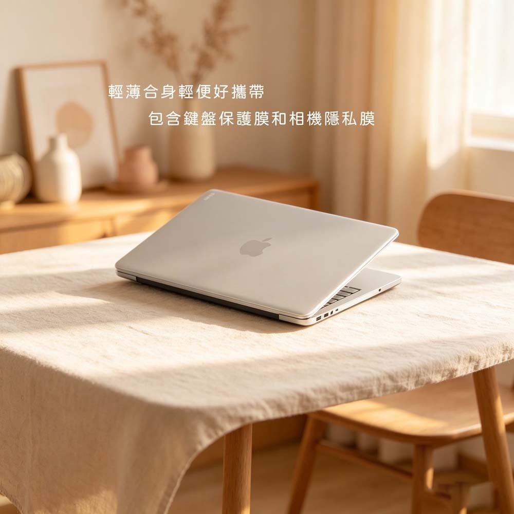 山水之寶｜MacBook Neo A18 Pro | 2026 UNIQ Claro 電腦保護殼 筆電輕薄隱形防刮防指紋-細節圖10