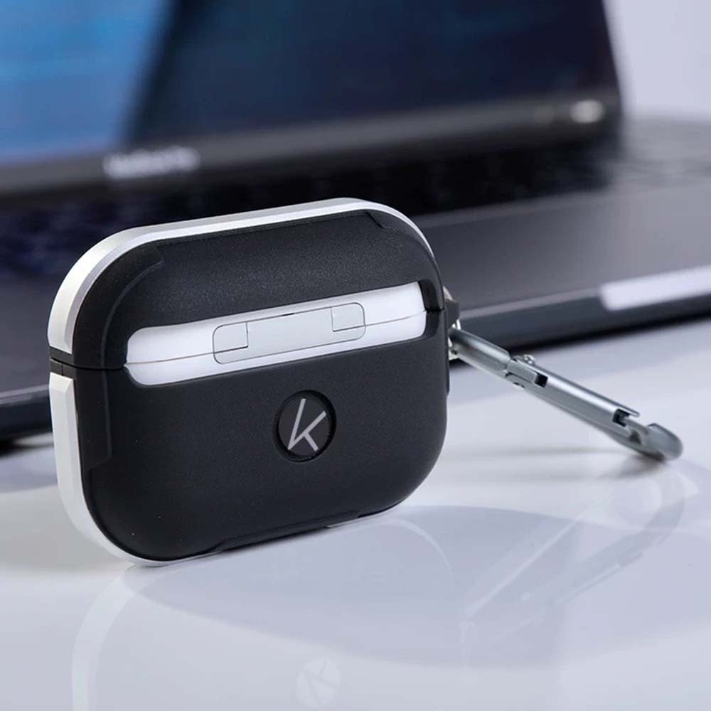 山水之寶｜適用於 AirPods Pro 3 KZDOO 航空鋁合金 雙料防摔 耳機保護殼 耳機殼 附扣環 支援無線充電-細節圖8