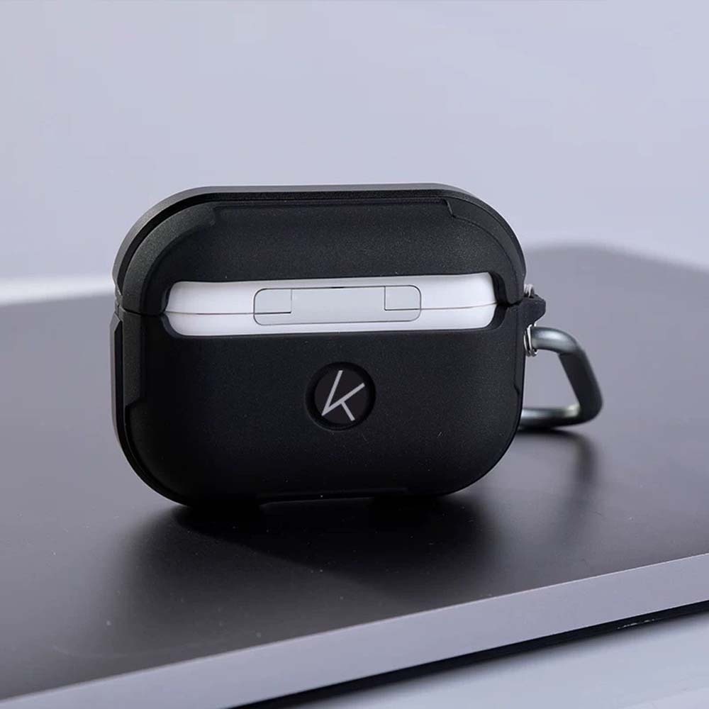 山水之寶｜適用於 AirPods Pro 3 KZDOO 航空鋁合金 雙料防摔 耳機保護殼 耳機殼 附扣環 支援無線充電-細節圖9