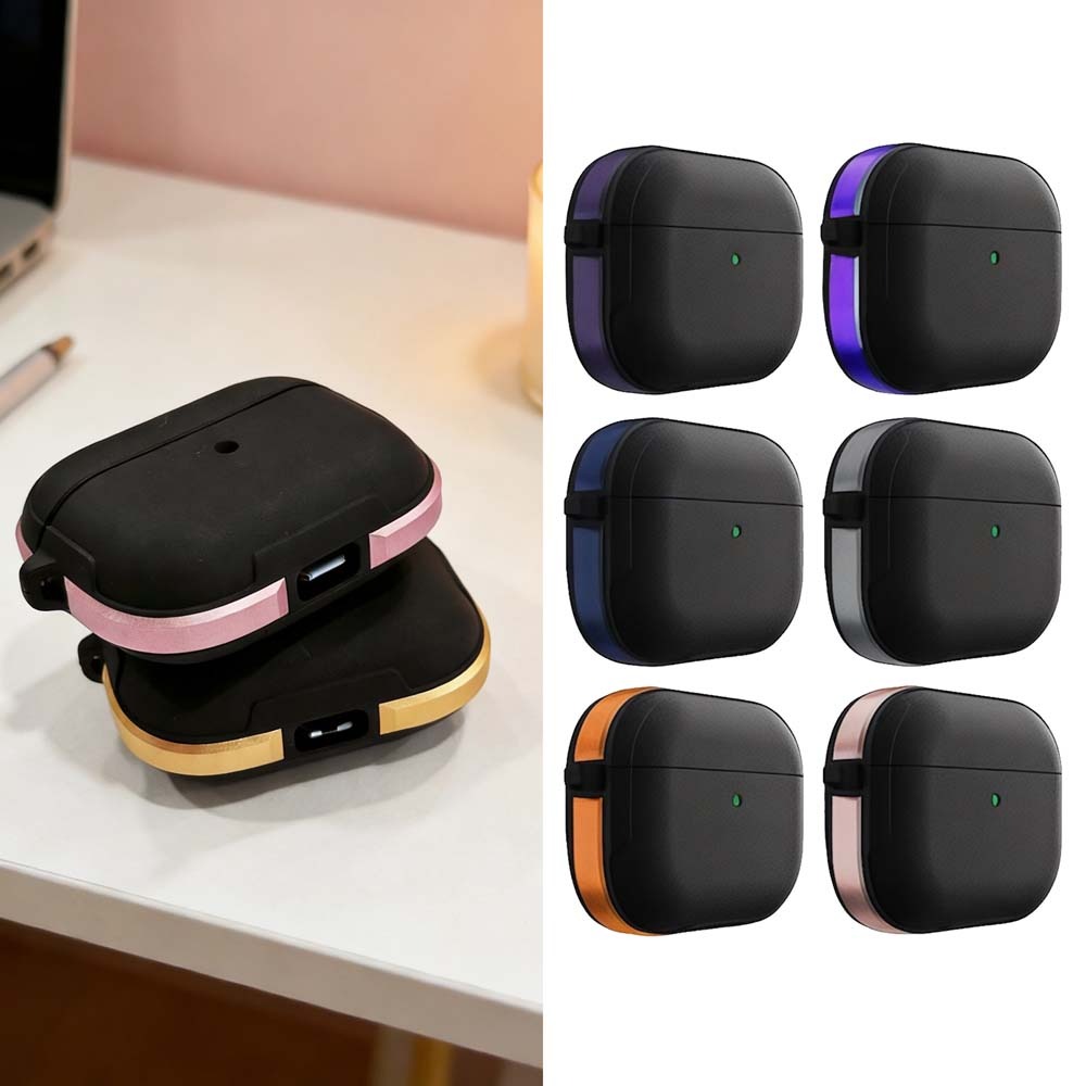 山水之寶｜適用於 AirPods Pro 3 KZDOO 航空鋁合金 雙料防摔 耳機保護殼 耳機殼 附扣環 支援無線充電-細節圖10