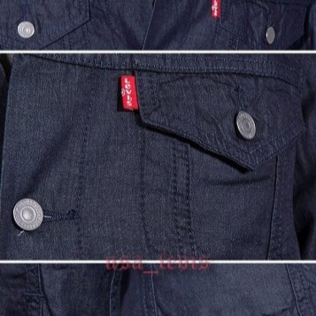 合身版現貨L號優惠】美國日本LEVIS TRUCKER JACKET 輕磅黑藍牛仔夾克