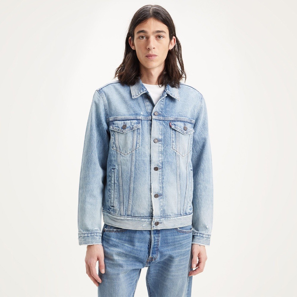 【現貨XS號優惠】美國LEVIS TRUCKER JACKET Type3經典修身版型 水洗 刷破 牛仔外套單寧夾克-細節圖7