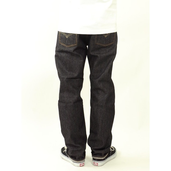 現貨【養褲必備原色W30L32】美國LEVIS STF 501 XX上漿 亮黑 重磅硬挺 經典直筒牛仔褲-細節圖4