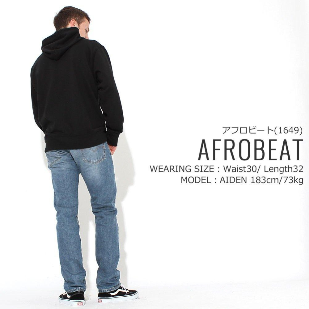 【彈性新款29-42腰優惠】美國LEVIS 505 AFROBEAT 深藍刷白中直筒 牛仔褲 丹寧褲 百搭501-細節圖7