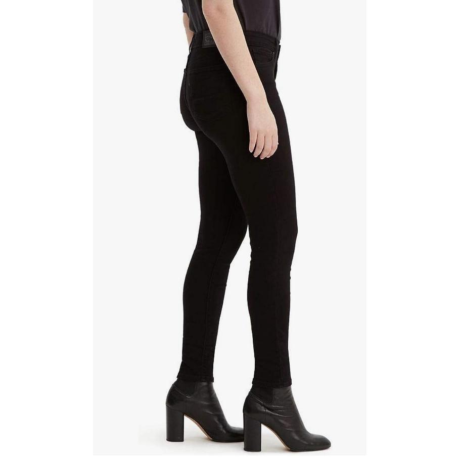 【多色新款25-34腰優惠】美國LEVI S 711 Skinny 女款  黑 白 中腰緊身窄管 丹寧褲 瘦腿 彈性布料-細節圖3