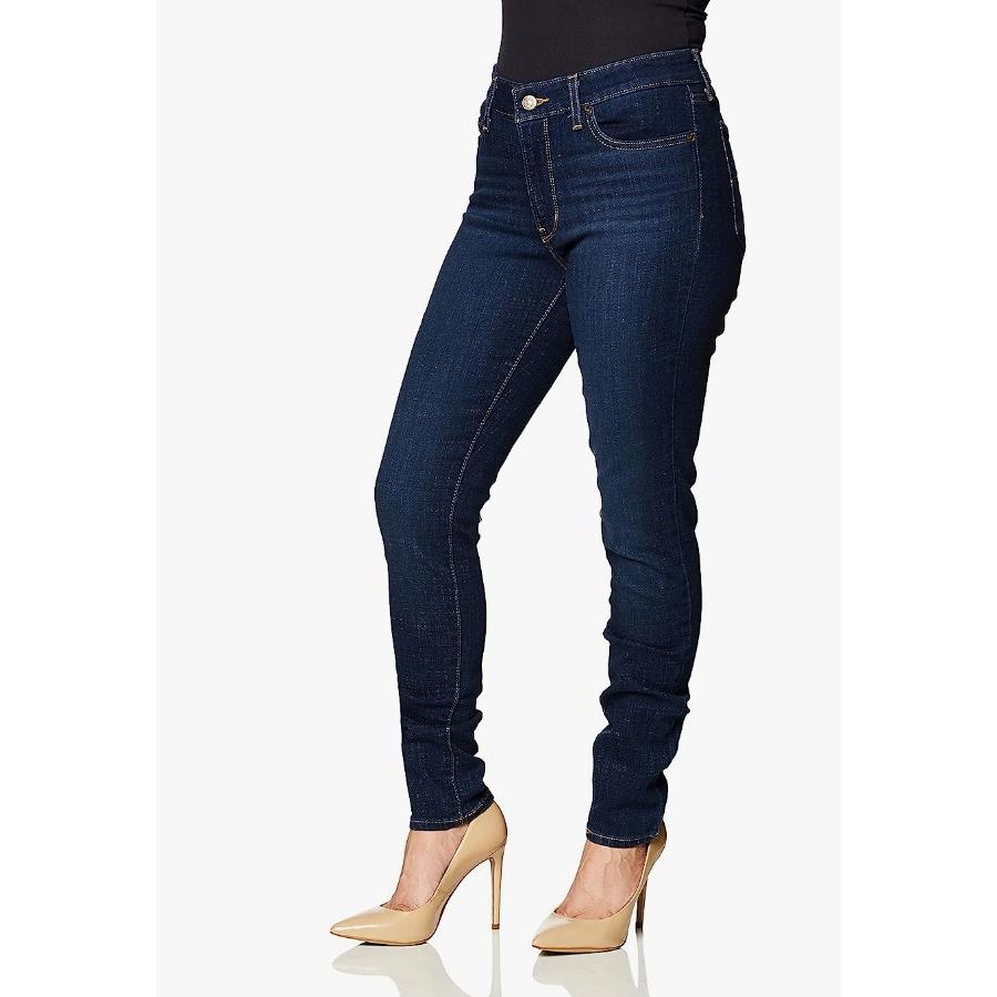 【多色新款25-34腰優惠】美國LEVI S 711 Skinny 女款  黑 白 中腰緊身窄管 丹寧褲 瘦腿 彈性布料-細節圖7