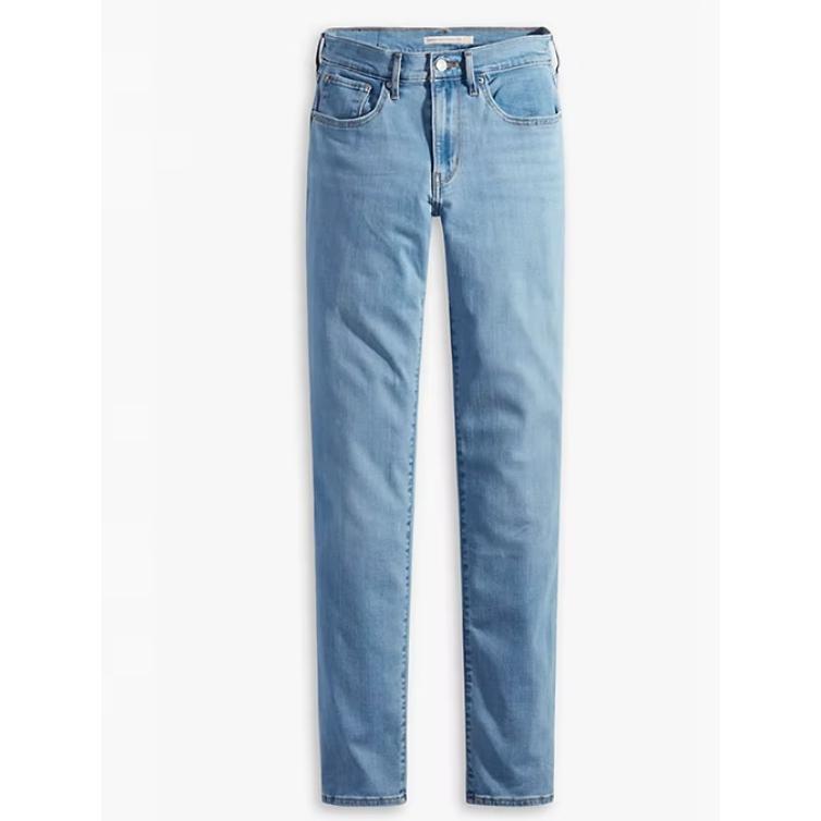 【多色新款24-34腰優惠】美國LEVIS 724 HIGH RISE SLIM 女款 修身直筒丹寧褲 瘦腿 彈性布料-細節圖4