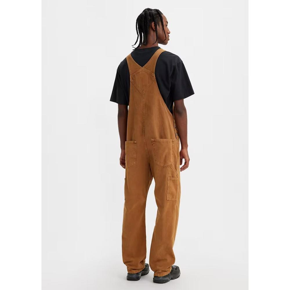 【吊帶褲29-44腰】美國Levis Mens Overall 黑灰色 黃土重磅 連身褲 寬鬆版 直筒褲 牛仔褲 工作褲-細節圖7