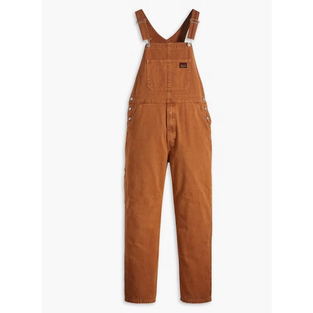【吊帶褲29-44腰】美國Levis Mens Overall 黑灰色 黃土重磅 連身褲 寬鬆版 直筒褲 牛仔褲 工作褲-細節圖8