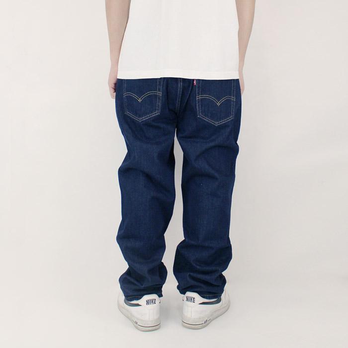 【寬鬆直筒29-44腰】美國 日本LEVI S 550 Relaxed 深藍原色 養褲 直筒牛仔褲舒適垮褲 單寧褲505-細節圖3