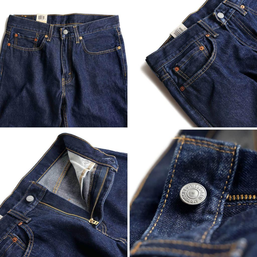 【寬鬆直筒29-44腰】美國 日本LEVI S 550 Relaxed 深藍原色 養褲 直筒牛仔褲舒適垮褲 單寧褲505-細節圖6
