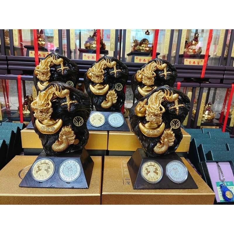 現貨!高評價保證正品！2024紫南宮龍年招財錢母過年送禮求財招財龍年錢母金銀錢母盒裝 金龍年福氣套幣精裝組 紫南宮錢母-細節圖3