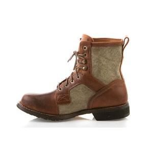 原價1萬3 賠售Timberland Boot Co. Men＇s Colrain Boot帆布拼接皮革8吋靴10M-細節圖4