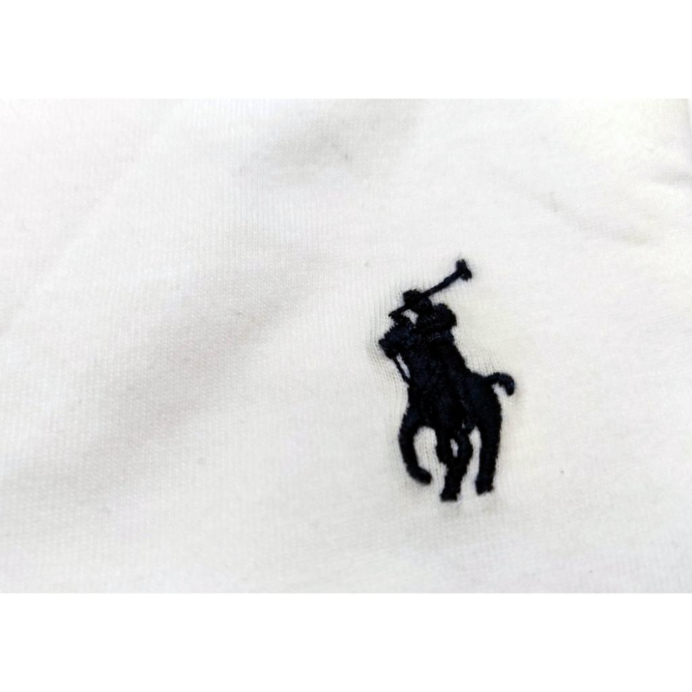 M號賠售【Ralph Lauren正品】成人版 刺繡 小馬標 男士 V領 白色 舒適 短袖 棉T 潮T恤 時尚穿搭 素T-細節圖8