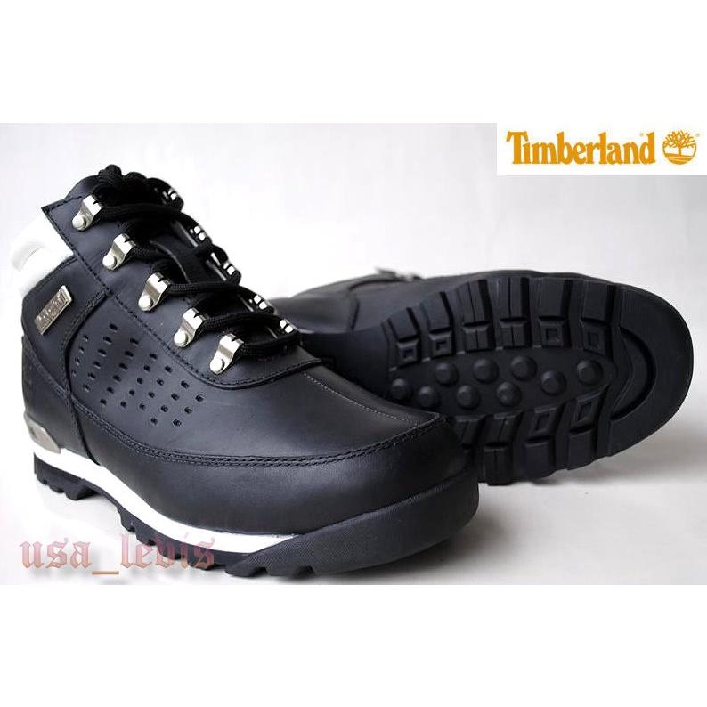 全台最低價【Timberland】 Stamford Hiker Boot 黑色牛皮 登山靴 越野運動鞋 機能性短靴8M-細節圖4