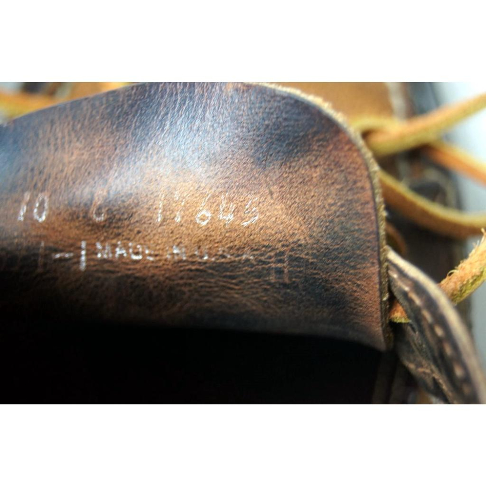 【美國LEVI S專賣】Red Wing Wabasha Chukka Boot 真皮拼接麂皮帆布 綁帶短靴 US10E-細節圖6