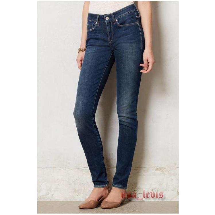 【高價LVC現貨26腰】美國Levis Made & Crafted Empire Skinny 深藍淺刷貼身煙管牛仔褲-細節圖2