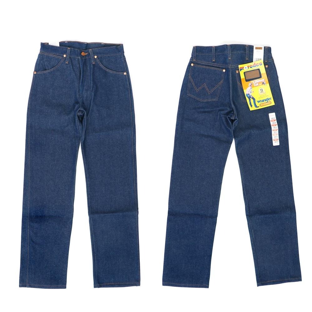 【養褲原色28-42腰】美國WRANGLER 13MWZ Cowboy Cut 深藍15OZ重磅硬挺 經典款直筒牛仔褲-細節圖5