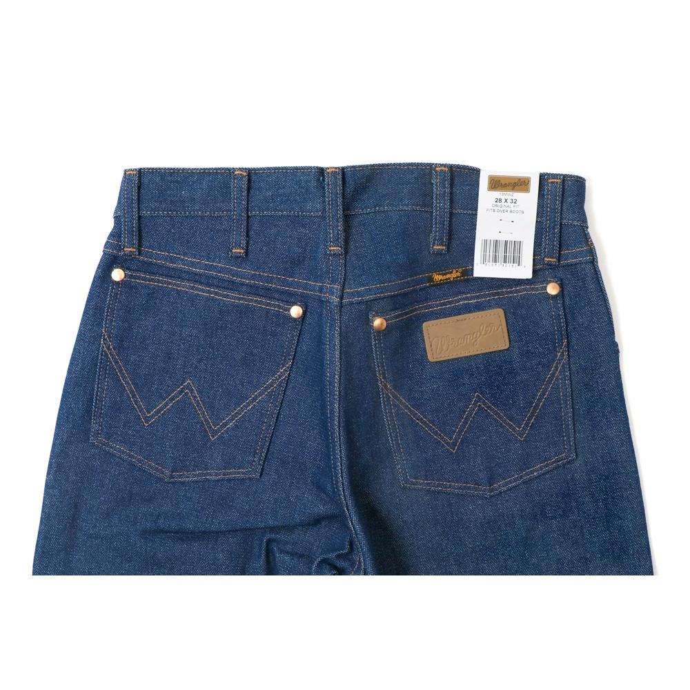 【養褲原色28-42腰】美國WRANGLER 13MWZ Cowboy Cut 深藍15OZ重磅硬挺 經典款直筒牛仔褲-細節圖6