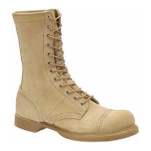 365美金【Made in USA】VINTAGE  JUMP Boot 麂皮 淺棕沙色 高筒靴 傘兵靴 賠售US10-細節圖2