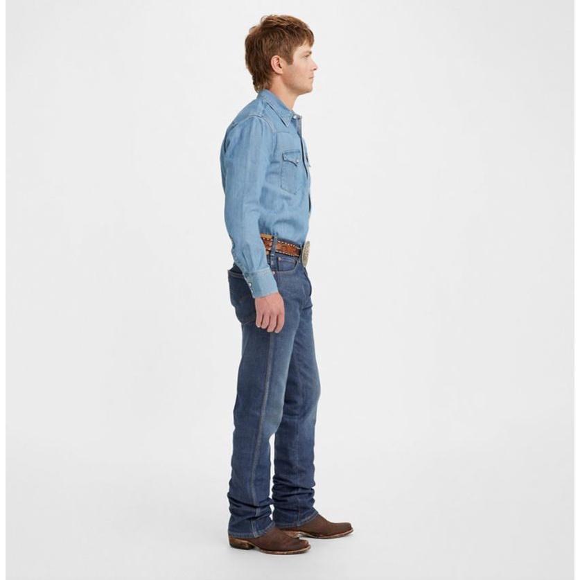 【西部牛仔重磅款】美國LEVIS Western Cowboy Lonesome深藍高強度直筒牛仔褲29-42腰501-細節圖3