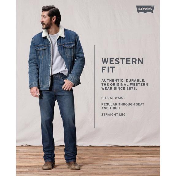 【西部牛仔重磅款】美國LEVIS Western Cowboy Lonesome深藍高強度直筒牛仔褲29-42腰501-細節圖9