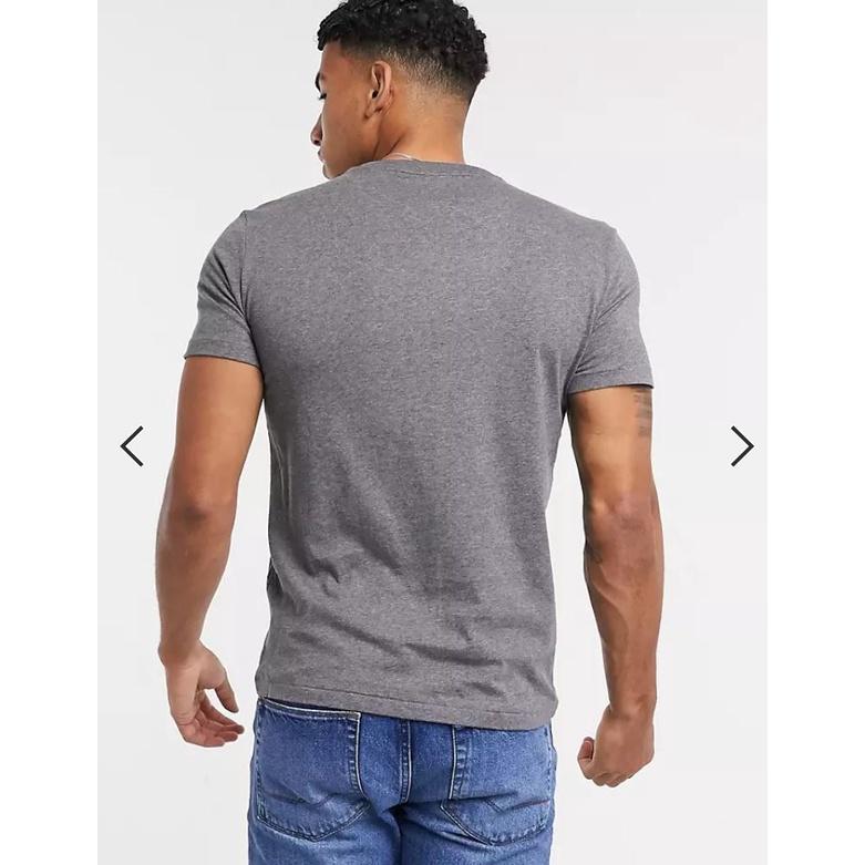 S號賠售【Ralph Lauren正品】成人版 刺繡 小馬標 男士 圓領 灰色 舒適 短袖 棉T 潮T恤 時尚穿搭素T-細節圖2