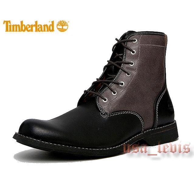 賠售8.5M現貨【Timberland】Earthkeepers Zip 灰拼接黑色 側邊拉鍊 綁帶真皮短靴百搭時尚皮鞋-細節圖2