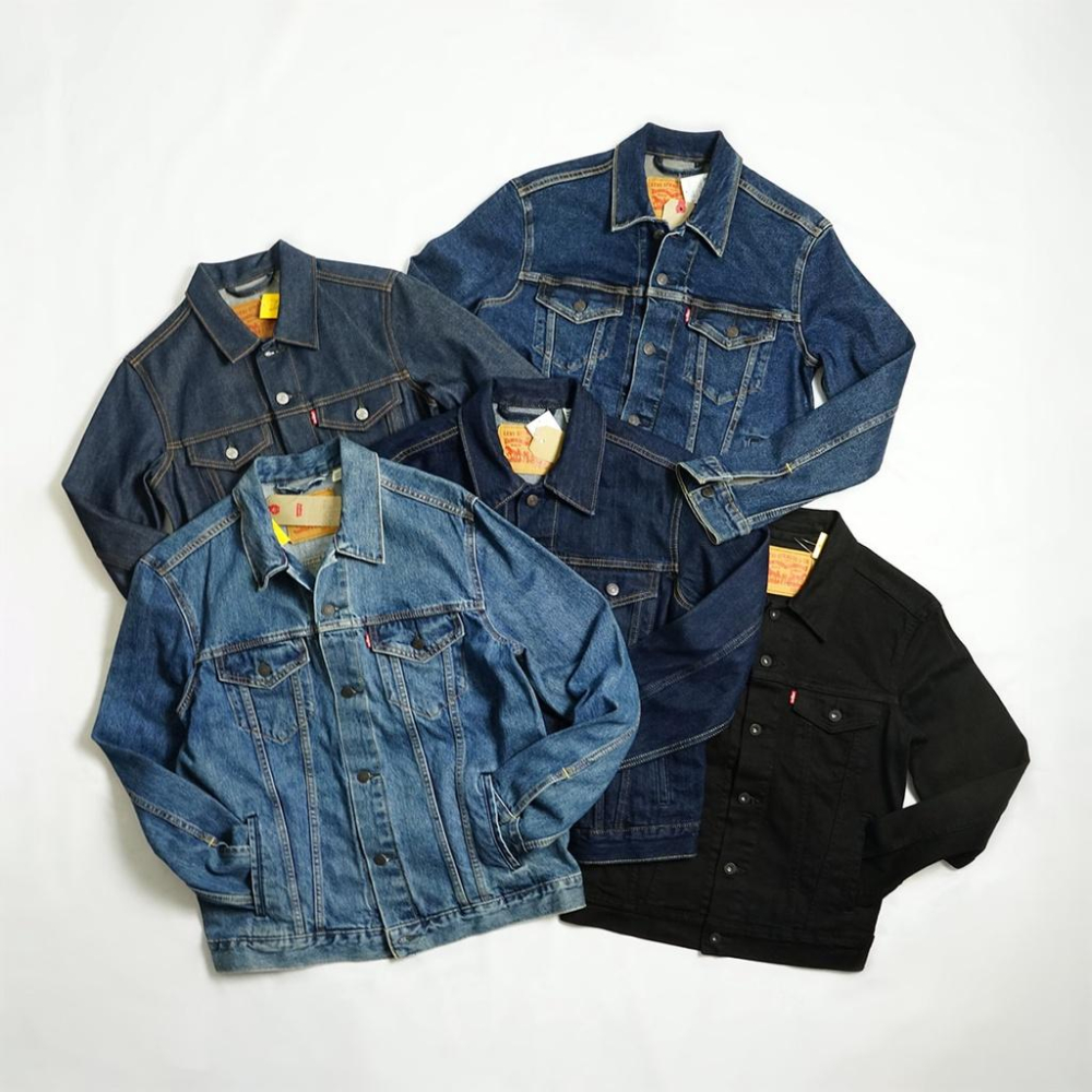 【破壞加工新款S-XXL號】美國 日本LEVIS TRUCKER JACKET 淺藍水洗 刀割抽鬚 牛仔外套 丹寧 夾克-細節圖7